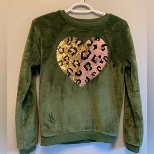 George sweater 14-16 arm green